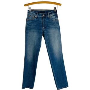 Lucky Brand blue mid rise straight jeans 00